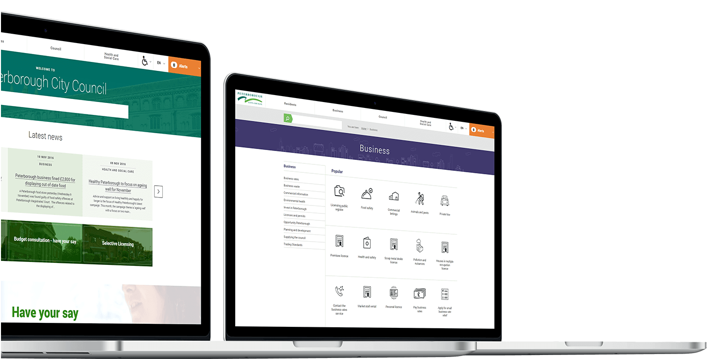 CMS options on devices example