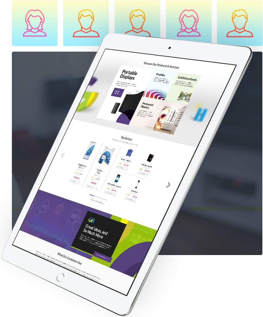 Device display pay per click example 1