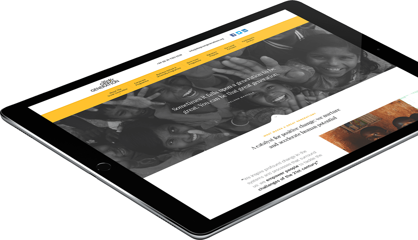 Example Wordpress web design template